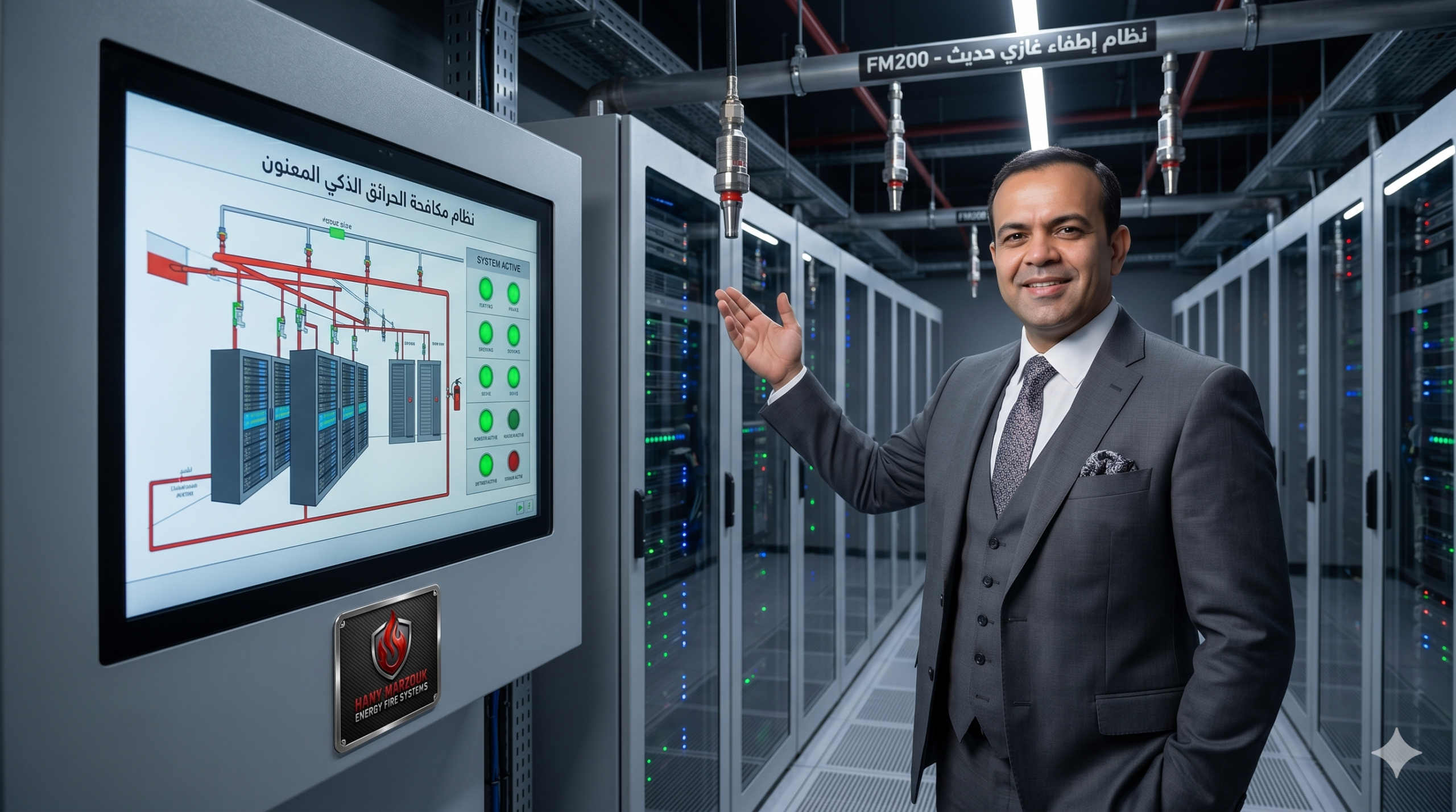 تأمين المخازن واللوجستيات - Hany Marzouk Energy Fire Systems