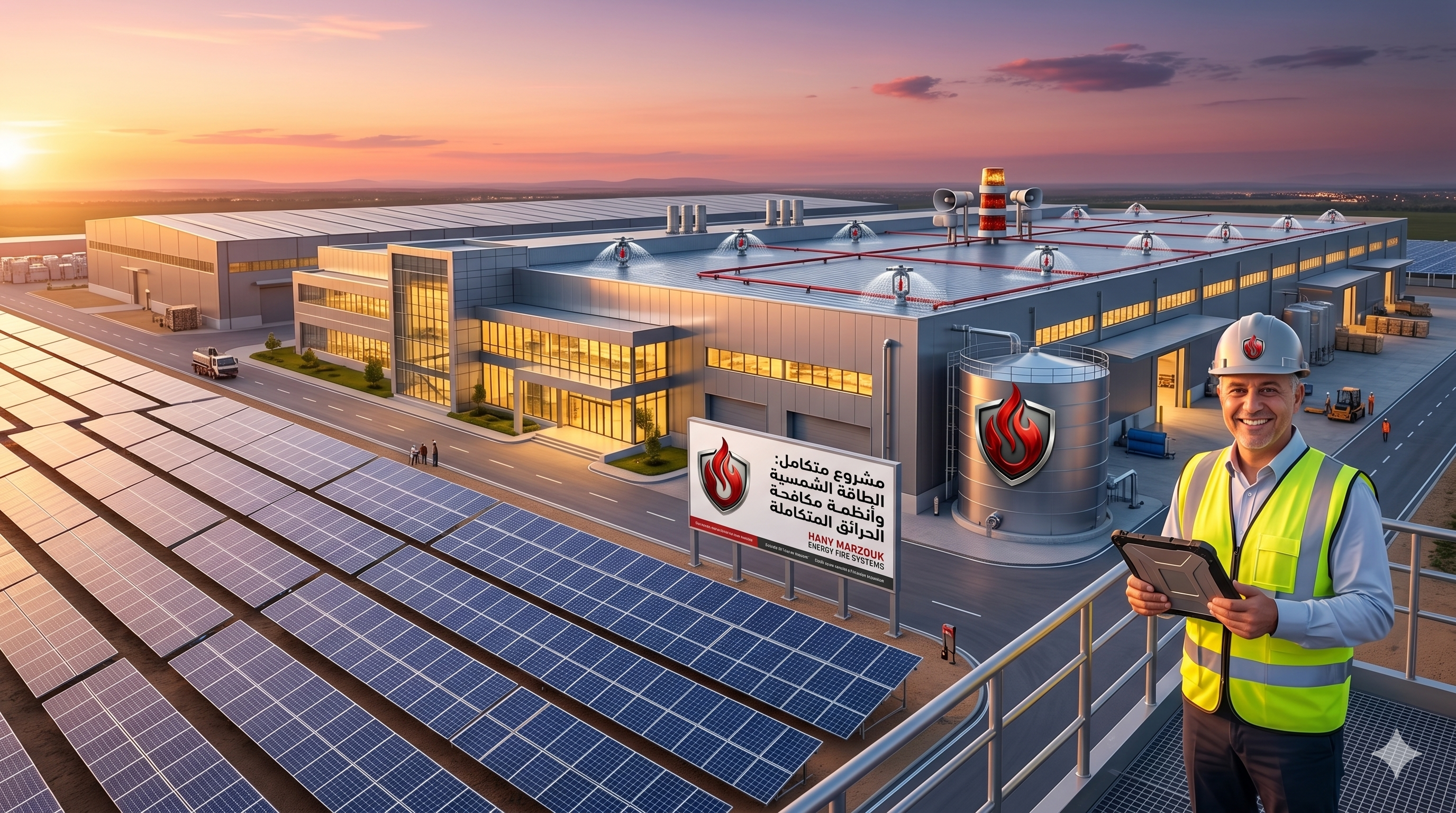 تأمين المخازن واللوجستيات - Hany Marzouk Energy Fire Systems